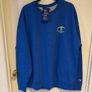 NEW Champion Men's Blue Sweater tags attached